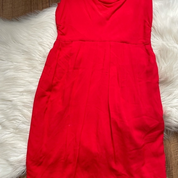 BB Dakota Red Draped Front Mini Dress - Picture 3 of 6